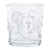 Côté Table Gobelet Visage Bodega Blanc 35.5cl En Verre shopping pas cher 22