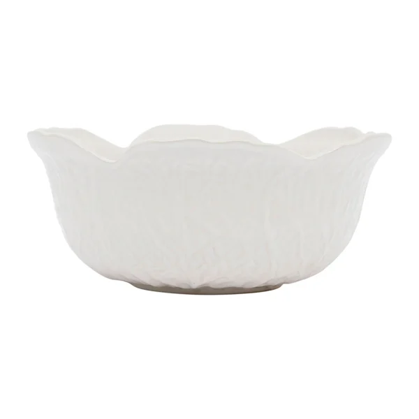 mode Côté Table Saladier Chou Blanc D22xh9.5cm Gres 1