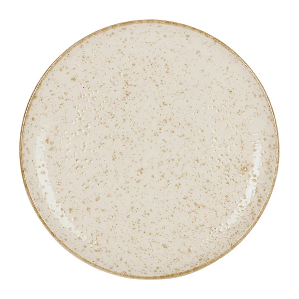 Côté Table Assiette Plate Beige D27.5cm En Faience – Lisere des prix incroyables 1