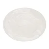 Satisfait ou Remboursé Côté Table Plat Ovale Poisson Blanc H4cm En Faience 10