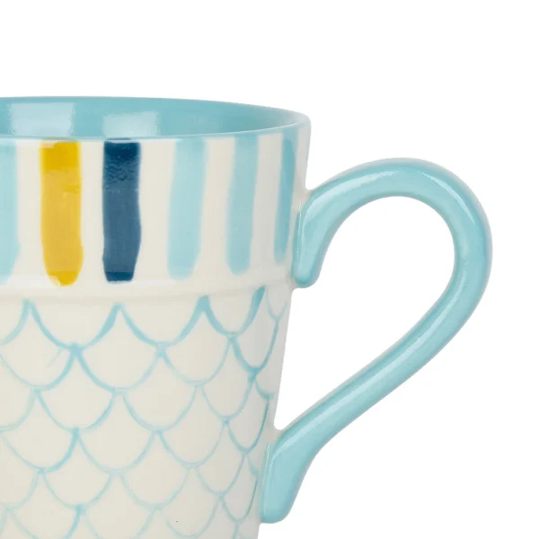 Paiement sécurisé Jardin D’Ulysse Lot De 2 Mugs En Grès Bleu Ciel – Un été à La Mer 3