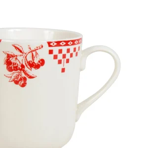 Comptoir De Famille Tasse Haute En Faïence Damier Rouge – Campagne Satisfait ou Remboursé 6