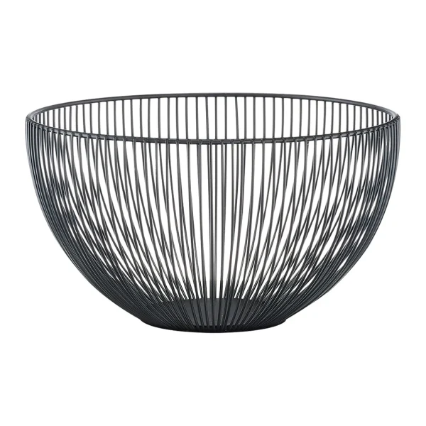 magasin en ligne Zeller Corbeille Fruit Metal Noir D25cm 1