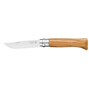 vente chaude Couteau Boite N°08 Inox Olivier Naturel – Opinel 12