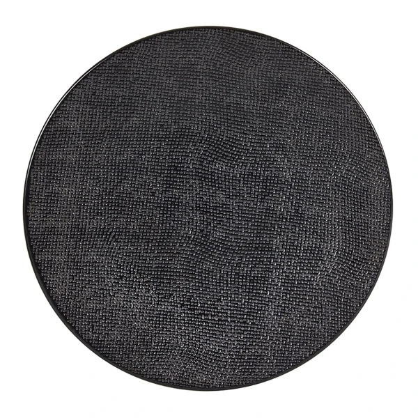 Table Passion Assiette Plate En Grès Noir D27cm – Vesuvio De super promotions disponibles 3