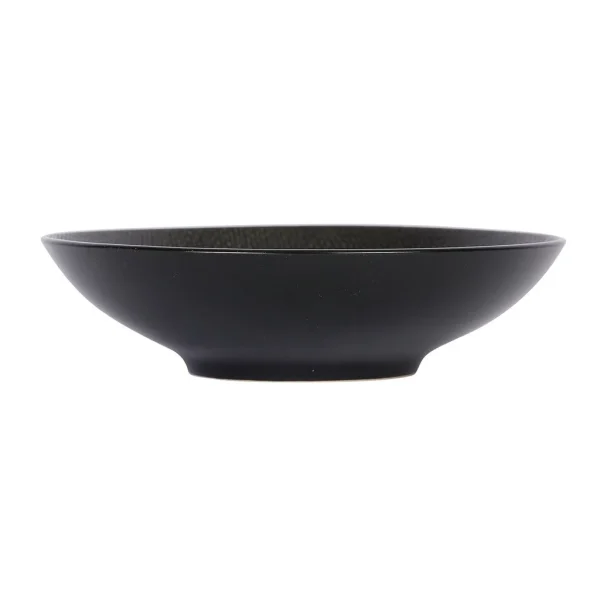 Table Passion Assiette Calotte En Grès Noir D19cm – Vesuvio boutique en ligne 1