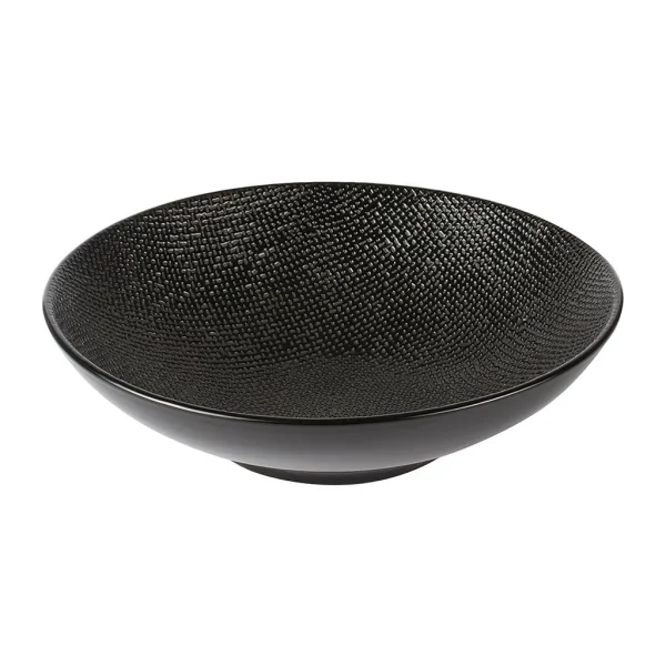 Table Passion Assiette Calotte En Grès Noir D19cm – Vesuvio boutique en ligne 3