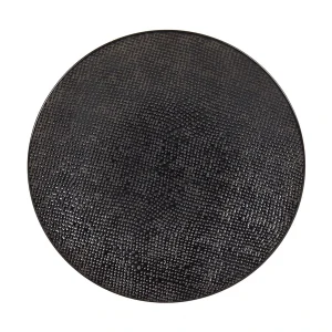 Table Passion Assiette à Dessert En Grès Noir D20.5cm – Vesuvio qualité supérieure 10