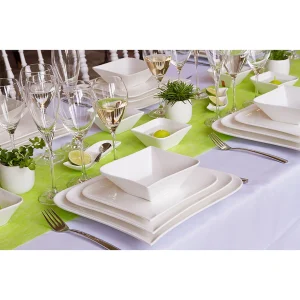 Table Passion Assiette Creuse En Porcelaine Blanc D15.5cm – Melody Boutique 9