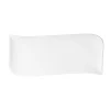 Dernières Nouveautés Table Passion Plat Rectangulaire En Porcelaine Blanc D32cm – Melody 13