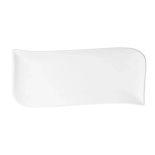 Dernières Nouveautés Table Passion Plat Rectangulaire En Porcelaine Blanc D32cm – Melody 1