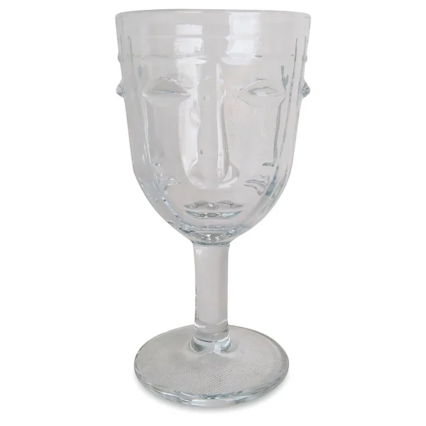 en ligne officielle Opjet Verre A Pied Visage Transparent – D8xh16.5cm 3