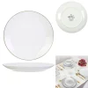 achetez pas cher Home Déco Factory Assiette Plate En Porcelaine Lisere Doré D26cm 11