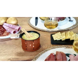 Cookut Appareil à Raclette Terracotta à La Bougie Pour 2 meilleur cadeau 12