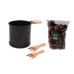 à prix réduits Cookut Coffret Fondue Chocolat Noir 10