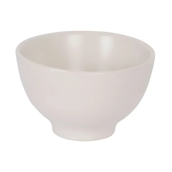 design à la mode Table Passion Mini Bol En Grès Blanc D9.5cm – Vesuvio 4