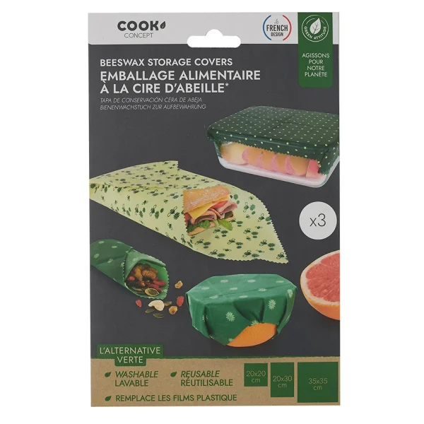 soldes Cook Concept Emballage Alimentaire Cire Abeille 7