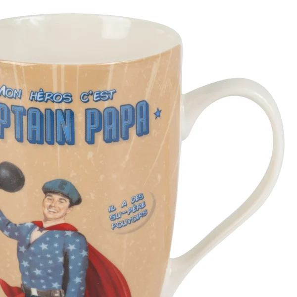 en solde Natives Mug En Porcelaine Beige – Captain Papa 3