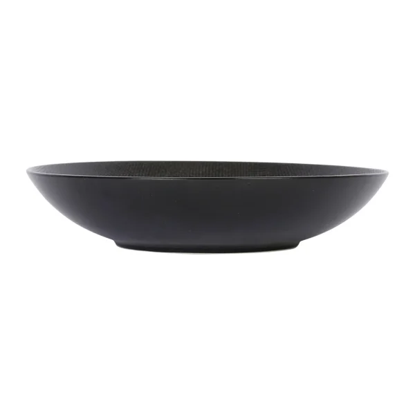 soldes Table Passion Assiette Calotte En Gres Noir D25cm – Vesuvio 1