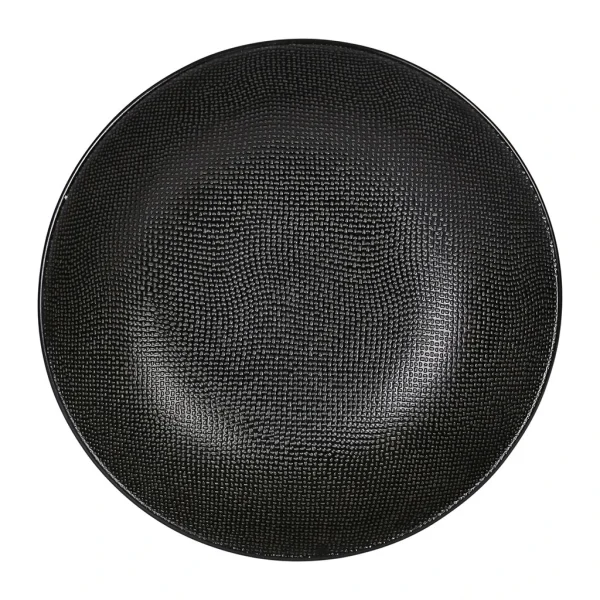 soldes Table Passion Assiette Calotte En Gres Noir D25cm – Vesuvio 4