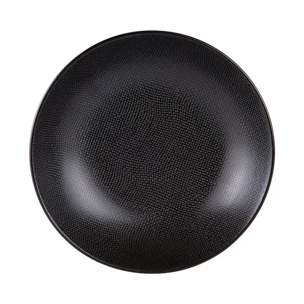 soldes Table Passion Assiette Calotte En Gres Noir D25cm – Vesuvio 3