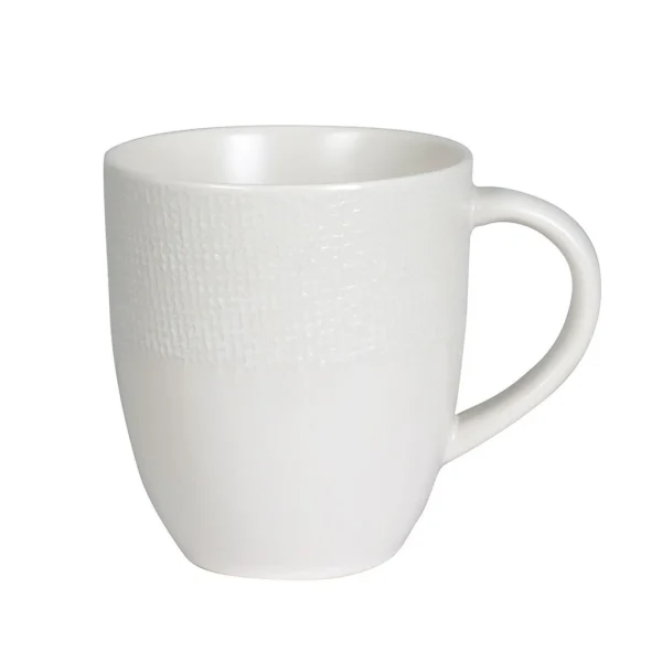 Table Passion Mug En Grès Blanc – Vesuvio soldes officiel 1