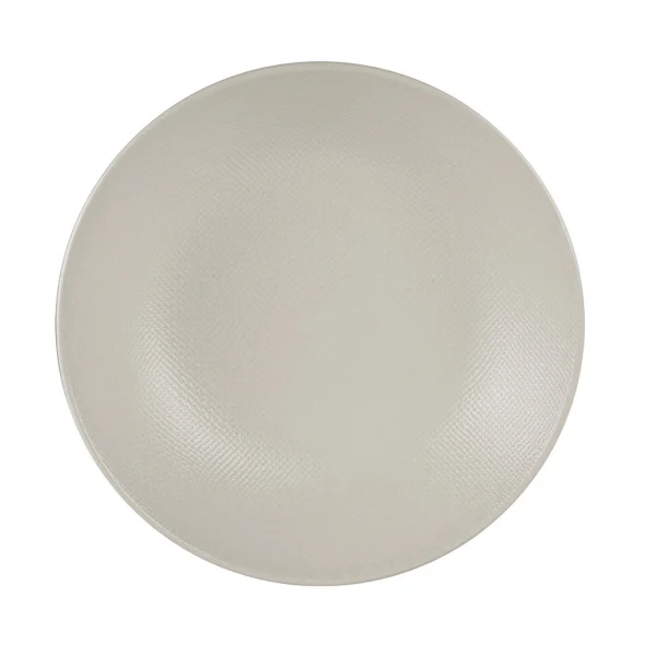 acheter en ligne Table Passion Assiette Calotte En Gres Blanc D25cm – Vesuvio 3