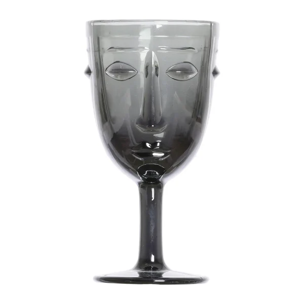 soldes en ligne Opjet Verre à Pied Visage Noir 1