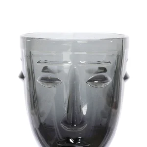 soldes en ligne Opjet Verre à Pied Visage Noir 12