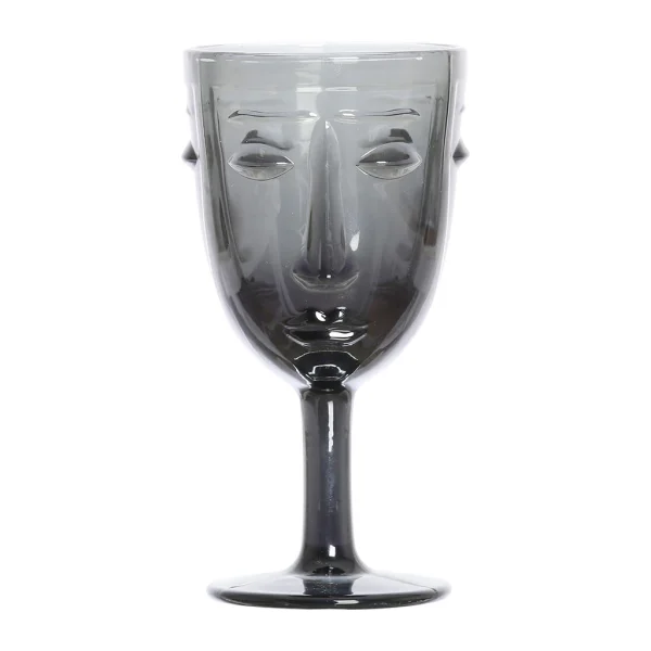 soldes en ligne Opjet Verre à Pied Visage Noir 5