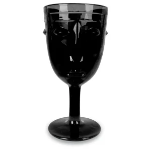 soldes en ligne Opjet Verre à Pied Visage Noir 10