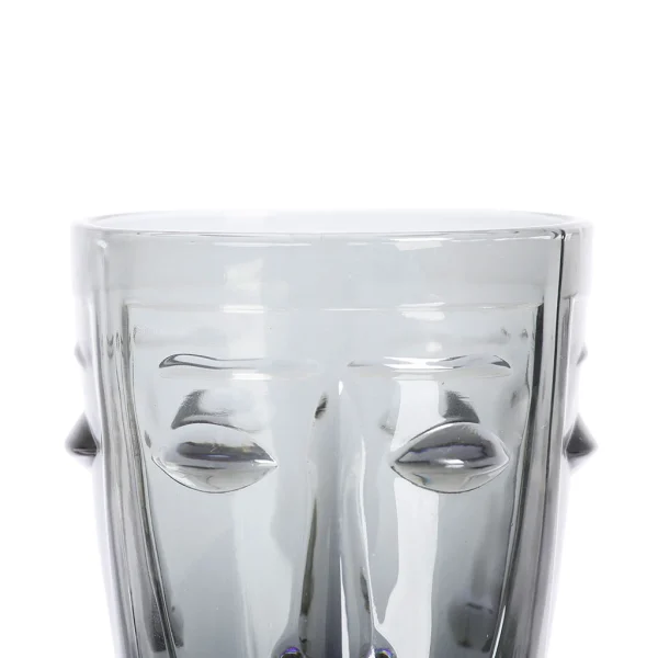 Opjet Verre Gobelet Visage Noir magasin pas cher 4