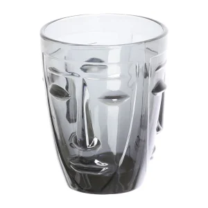 Opjet Verre Gobelet Visage Noir magasin pas cher 12