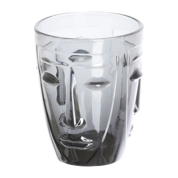 Opjet Verre Gobelet Visage Noir magasin pas cher 5