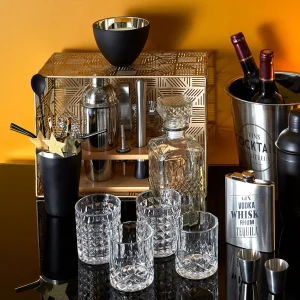 Home Déco Factory Coffret Cocktail 4 Pièces Noir Vente 14