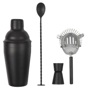 Home Déco Factory Coffret Cocktail 4 Pièces Noir Vente 18