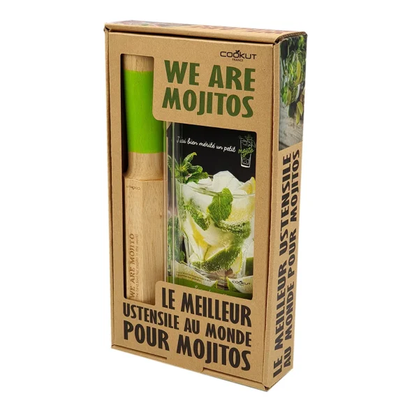 remise en ligne Cookut Coffret Ustensile Mojito Et Pilon 1