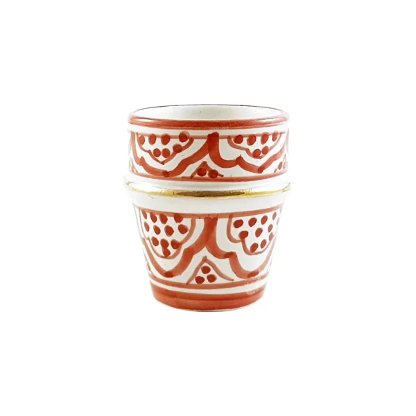 Chabi Chic Tasse Marsala Et Or H7cm – Zwak pas cher en vente 1