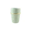 Service Clients Dédié Chabi Chic Tasse Vert Amande, Liseré Doré D8xh11cm – Beldi Empreinte 11