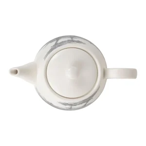 acheter en ligne SEMA DESIGN Theiere Papaye Du Brazi Blanc Et Gris 85cl En Porcelaine 10