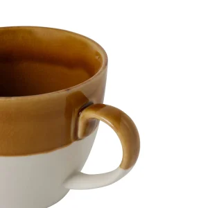 france SEMA DESIGN Tasse En Grès Moutarde Et Blanc – Crakel 6