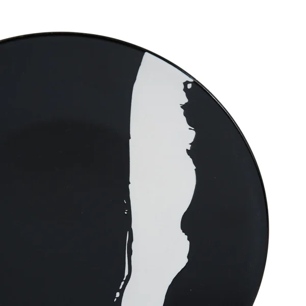 SEMA DESIGN Assiette Plate (lot De 2) Bronze Noir Et Blanche D27 en ligne 3