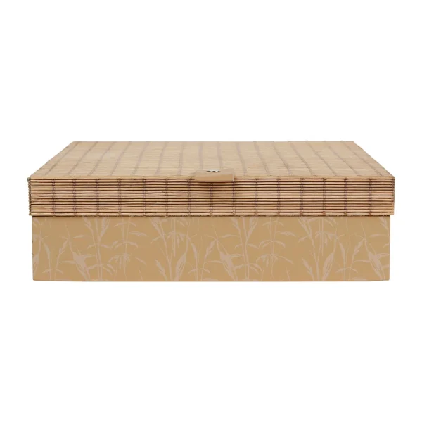 marque pas cher SEMA DESIGN Boite The 9 Compartiments Terre Boheme Naturel Bambou 1