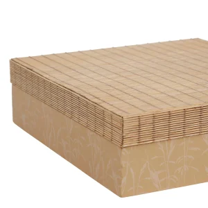 marque pas cher SEMA DESIGN Boite The 9 Compartiments Terre Boheme Naturel Bambou 11