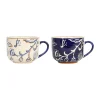 soldes en ligne SEMA DESIGN Lot De 2 Tasses En Grès Indigo Et Blanc – Eterra 14