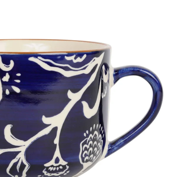 soldes en ligne SEMA DESIGN Lot De 2 Tasses En Grès Indigo Et Blanc – Eterra 3