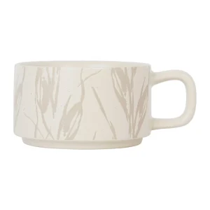 SEMA DESIGN Tasse à Thé En Grès Crème Mate – Terre Boheme qualité supérieure 7