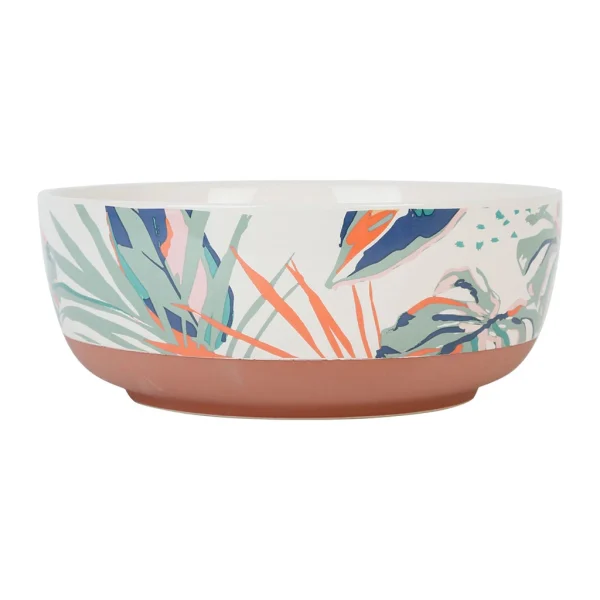 SEMA DESIGN Saladier Tropic’art Multicolore D26xh10cm Gres en promotion 1