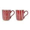 SEMA DESIGN Lot De 2 Mugs En Grès Grenat – Indired soldes pas cher 8