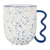 SEMA DESIGN Mug Bleu 37.5cl En Porcelaine – Funny vente à bas prix 10